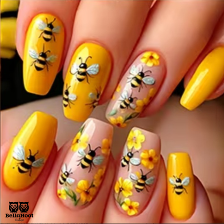 Press on Nails - Bumble Bees Press on Nails - Bumble Bees
